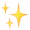 Sparkles emoji on Apple iOS 18.4