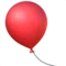 Balloon emoji on Apple iOS 18.4