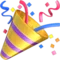 Party Popper emoji on Apple iOS 18.4