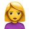 Person Pouting emoji on Apple iOS 13.1