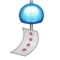 Vindspel emoji på iPhone (iOS 9.1)