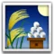 Månskådningsceremoni emoji på iPhone (iOS 5.0)