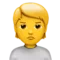 Người đang hờn dỗi emoji trên Apple iOS 15.4