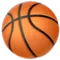 Basketball emoji on iPhone (iOS 16.4)