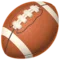 Amerikansk fodbold emoji på iPhone