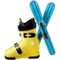 Ski emoji på iPhone