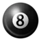 Μπιλιάρδο 8 Ball emoji στο iPhone (iOS 10.0)