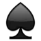 ️ Spade Suit emoji on Apple iOS 9.3