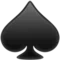 Spade Suit emoji på iPhone