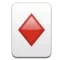 Diamond Suit emoji on iPhone (iOS 5.1)