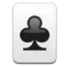 Club Suit emoji on iPhone (iOS 5.1)