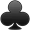 Club Suit emoji on iPhone (iOS 12.1)