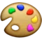 Artist Palette emoji on iPhone (iOS 5.1)