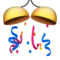 Confetti Ball emoji on Apple iOS 9.3