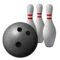 Bowling emoji på iPhone (iOS 9.1)