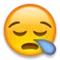 Sleepy Face emoji on Apple iOS 5.0