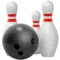 Bowling emoji on Apple iOS 18.4