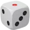 Game Die emoji on iPhone (iOS 16.4)