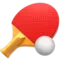 Tischtennis Emoji auf Apple iOS 17.4