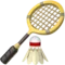 Badminton Apple üzerinde emoji iOS 18.4