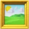 Framed Picture emoji on iPhone (iOS 16.4)