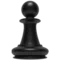 国际象棋兵 iPhone 上的表情符号 (iOS 13.3)
