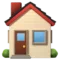 House emoji on iPhone (iOS 13.1)