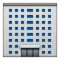 Office Building emoji on iPhone (iOS 5.1)