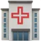 Νοσοκομείο emoji στο iPhone (iOS 11.1)
