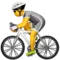 Person Biking emoji on iPhone