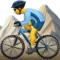 Person Mountain Biking emoji on Apple iOS 11.1