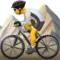 Person Mountain Biking emoji on Apple iOS 17.4