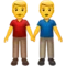 Uomini che si tengono per mano emoji su Apple iOS 12.1