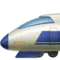 Bullet Train emoji on Apple iOS 17.4