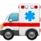 Ambulance emoji on Apple iOS 17.4