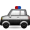 पुलिस की कार iPhone पर इमोजी (iOS 4.0)