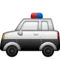 Polisbil emoji på iPhone (iOS 9.1)