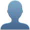Buste i silhuet emoji på Apple iOS 12.1