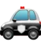 Politibil emoji på iPhone