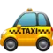 Taxi emoji on Apple iOS 17.4