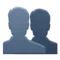 Byster i silhuett emoji på Apple iOS 10.0