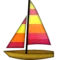 Sailboat emoji on Apple iOS 9.0