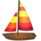 Sailboat emoji on Apple iOS 17.4