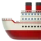 Ship emoji on iPhone (iOS 16.4)