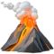 Volcano emoji on iPhone (iOS 12.1)