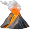 Volcano emoji on Apple iOS 18.4