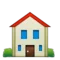 House with Garden emoji on iPhone (iOS 5.1)