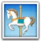 Carousel Horse emoji on Apple iOS 9.0