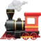 Lokomotiv emoji på iPhone