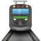 Spårvagn emoji på iPhone (iOS 9.1)
